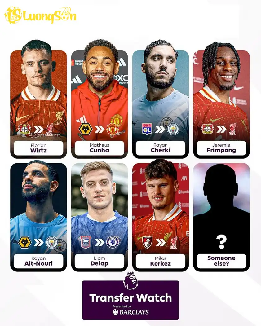 Ngoại hạng Anh vẫn đang hứa hẹn đón thêm những bản hợp đồng 'bom tấn' hè 2025. Ngoại hạng Anh vẫn đang hứa hẹn đón thêm những bản hợp đồng 'bom tấn' hè 2025.