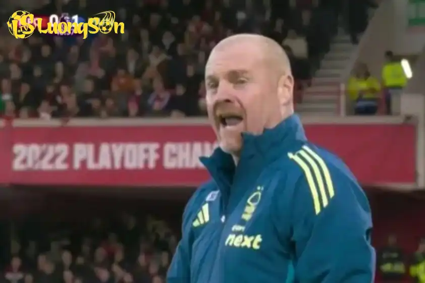 Sean Dyche vô cùng tức giận vì quyết định của trọng tài. Sean Dyche vô cùng tức giận vì quyết định của trọng tài